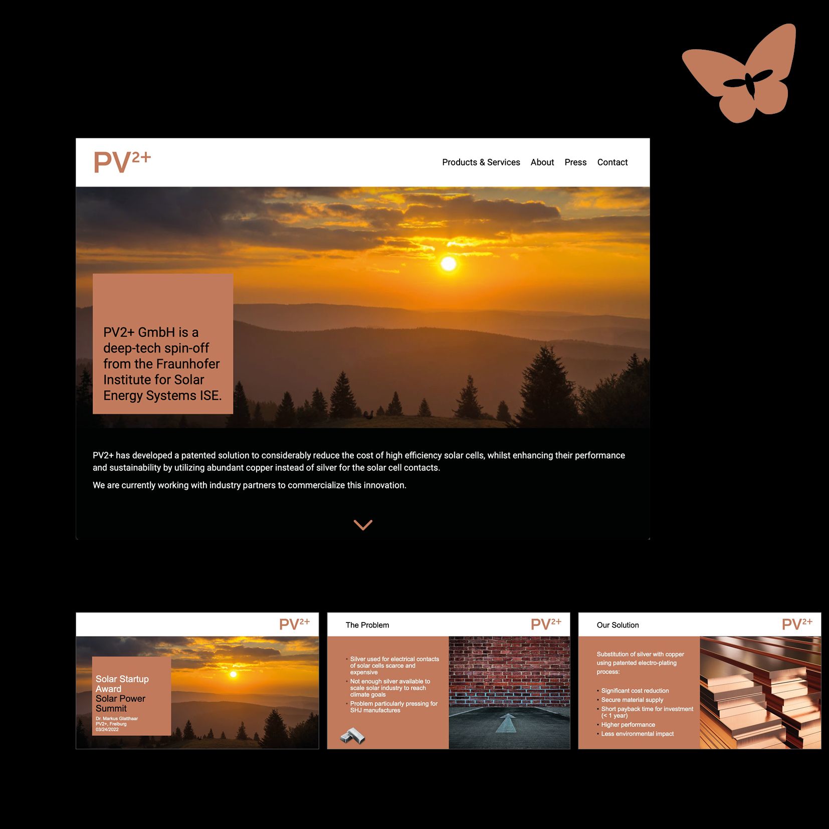 Referenzen Butterfly & Bee Freiburg PV2plus