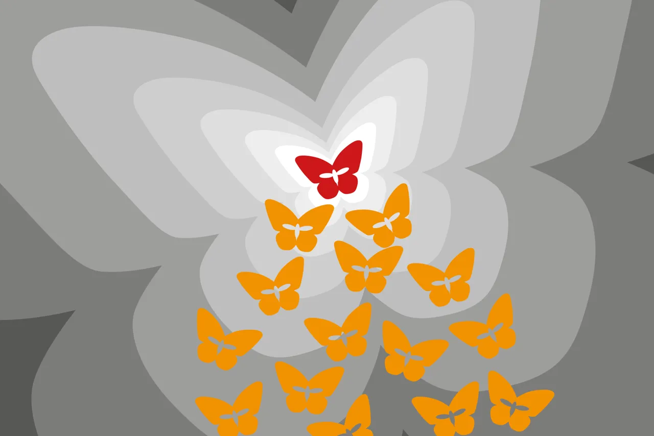 Illustration Content-Marketing-Strategie im B2B-Sektor